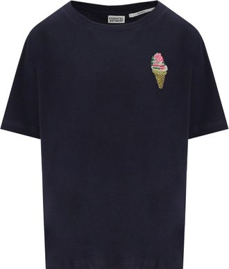 Essentiel Hicecream Blue T Shirt