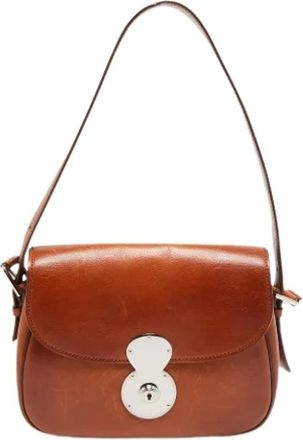 Ralph Lauren Pre-owned Shoulder Bags, female, Brown, Size: ONE SIZE Pre-owned Crossbody Bag