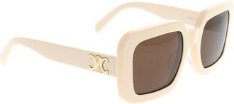 Celine Stijlvolle Zonnebril - Dames - Zonnebrillen - Beige - ONE Size - Accessoires