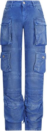 The Attico Essie Lange Broek - Dames - Regular Fit Jeans - Blauw - S - Katoen - Jeans