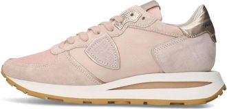 Philippe Model Tropez Haute Low - Dames - Sneakers - Roze - 37 EU - Su&egrave;de - Schoenen