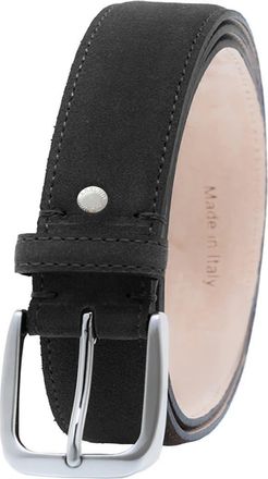 Ghurka Handcrafted in Italy Genuine suede leather belt in Black at Nordstrom, Size 36