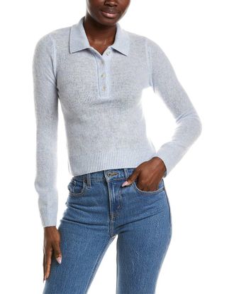 Naadam Cloud Cashmere Polo Sweater