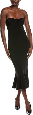 Norma Kamali Corset Midi Dress