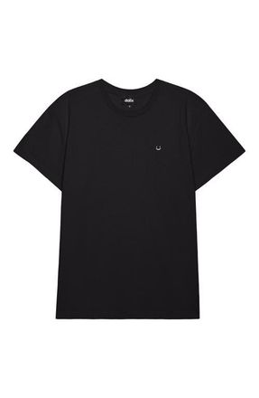 Dalix Womens Lil Smile Lightweight Everyday Tee in Black at Nordstrom, Size Xx-Large