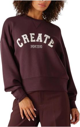 Mos Mosh MOS Mosh, Dames, Sweatshirts & Hoodies, Rood, Maat: XL Viscose