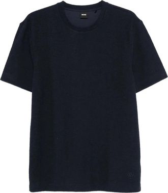 BOSS T-shirt in cotone - Blu