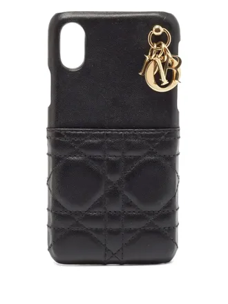 Dior Lady Dior iPhone X/XS case - Black