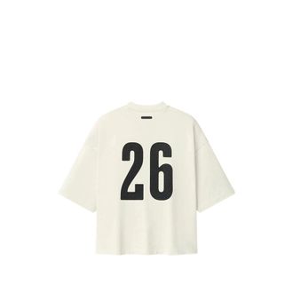 Fear of God Logo-Print Cotton T-Shirt - White