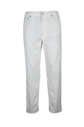 Dondup Pants Cotton/Silk - White