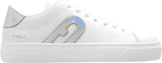 Furla Joy Sneakers - Dames - Sneakers - Wit - 36 EU - Leer - Schoenen