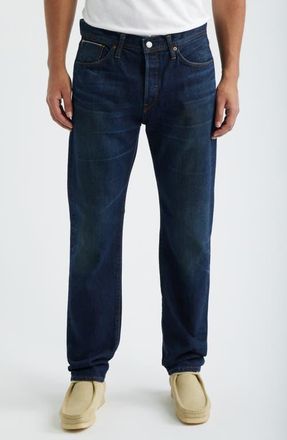 Edwin Regular Straight Leg Jeans in Dark 90 at Nordstrom, Size 33 X 34