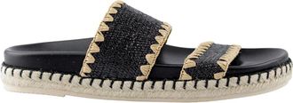 Gaimo Espadrilles Stijlvolle Slippers voor dagelijks comfort - Dames - Sandalen - Zwart - 41 EU - Schoenen