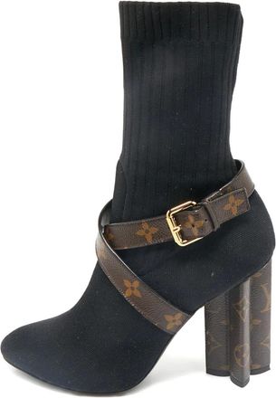 Louis Vuitton Stivali con fibbia - Nero