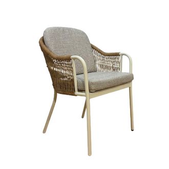 ED&Egrave;N JARD&Iacute; Silla rat&aacute;n de exterior color Blanco envejecido