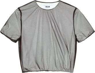 Msgm short-sleeve T-shirt - Black