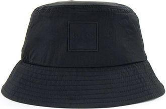 HUGO BOSS Mens Hugo Boss Saul Logo Badge Bucket Hat Black 001 - Size: OS