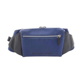 Balenciaga Pre-owned Belt Bags, unisex, Blue, Size: ONE SIZE Pre-owned Vintage Canvas Belt Bag