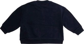 Kenzo Tiger-Print Logo Sweatshirt - Blue