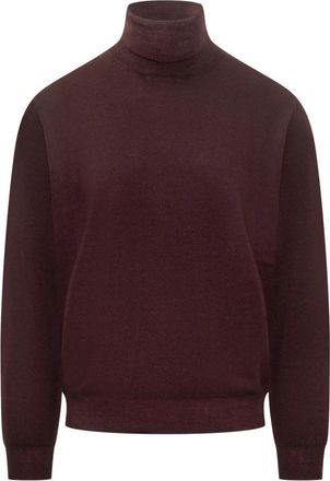 FILIPPO DE LAURENTIIS Turtleneck Trui - Heren - Coltruien - Rood - L - Wol - Truien & Vesten