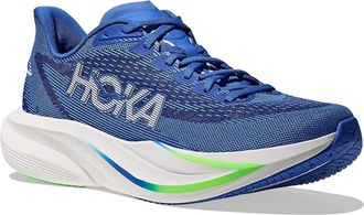 Hoka One One Mach 7 Mens Shoes Cobalt Blue/Neon Green : 12.5 D - Medium, Textile