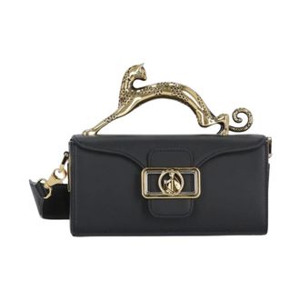 Lanvin Handbags, female, Black, ONE SIZE, Evening Top Handle Bag