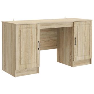 vidaXL Escritorio Roble Sonoma 142,5 X 50 X 75 Cm Madera De Ingenier&iacute;a Vidaxl