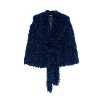 Rotate ROTATE Birger Christensen, Faux Fur & Shearling Jackets, female, Blue, S, Faux Fur 1587 Jacket