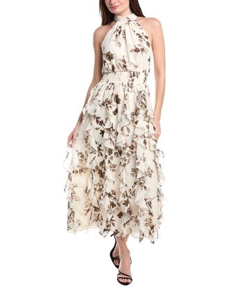 1.State Flounce Cascading Maxi Dress