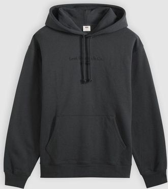 Levi's Relaxed Graphic Hoody voor heren in grijs
