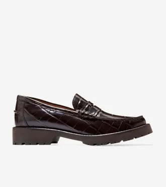 Cole Haan Womens Treena Lug Loafers - Brown Size 10.5
