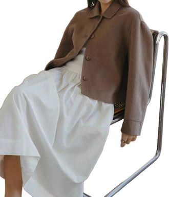 All : Row Collins Jacket In Mocha