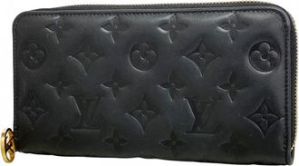 Louis Vuitton Noir Long Wallet (Bi-Fold) (Pre-Owned)