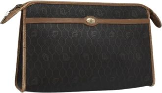 Dior Pre-owned Vintage Clutch Handtas - Dames - Vintage Clutch - Zwart - ONE Size - Leer - Vintage