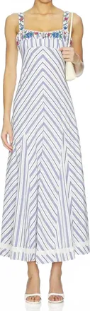 Free People Havenwood Maxi Dress In White Combo