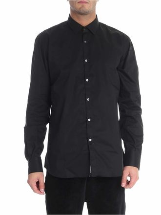 Karl Lagerfeld Black cotton shirt