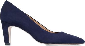 Bernardo 70mm pointed-toe suede pumps - women - Leather/Kid Suede/Leather/Leather - 6.5 - Blue