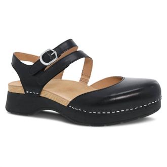 Dansko Womens Rissa Nappa Mary Jane Sandal In Black