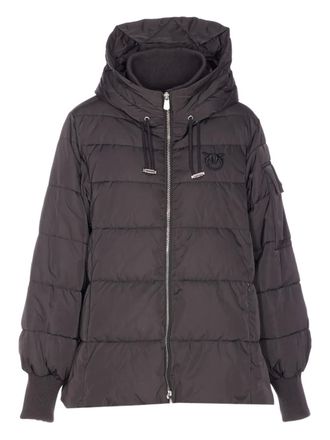 Pinko hooded puffer jacket - Grey