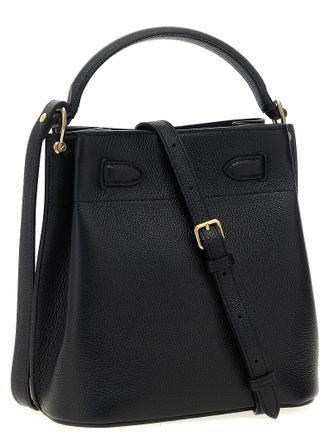 Mulberry Pebbled Leather Bucket Bag - Black