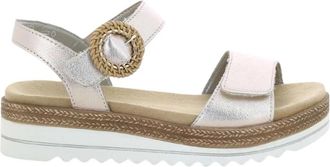 Remonte Gouden Damesschoenen Stijlvol Model - Dames - Sandalen - Grijs - 43 EU - Schoenen