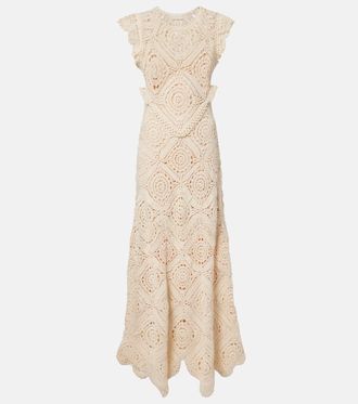 Ulla Johnson Annalisa crochet cotton maxi dress