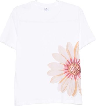 Paul Smith Zinnia Print Cotton T-shirt