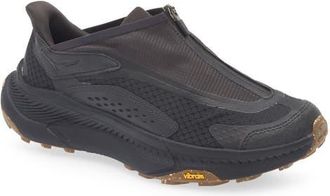 Hoka One One Project Transport Zip Sneaker in Carbon Black /Black at Nordstrom, Size 10.5 Womens