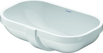 Duravit Duravit - D-Code - Lavabo ad incasso 50x29 cm, senza foro per miscelatore, bianco alpino 0338490000