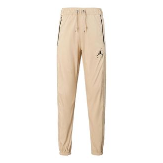 Nike Jordan Air Jordan Jumpman Woven Casual Bundle Feet Sports Pants Yellow DJ6383-201