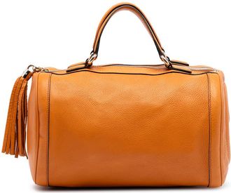 Gucci Pre-owned Gucci Medium Pebbled Calfskin Soho Boston Bag Ladies 249UYY402EE0ZRNZ