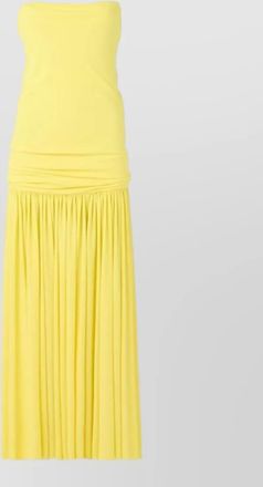 Jacquemus abiha long dress draped open back