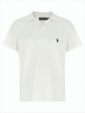 Polo Ralph Lauren Short-Sleeve Polo Shirt With Textured Fabric And Chest Pocket
