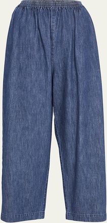 Eskandar Denim Japanese Trousers